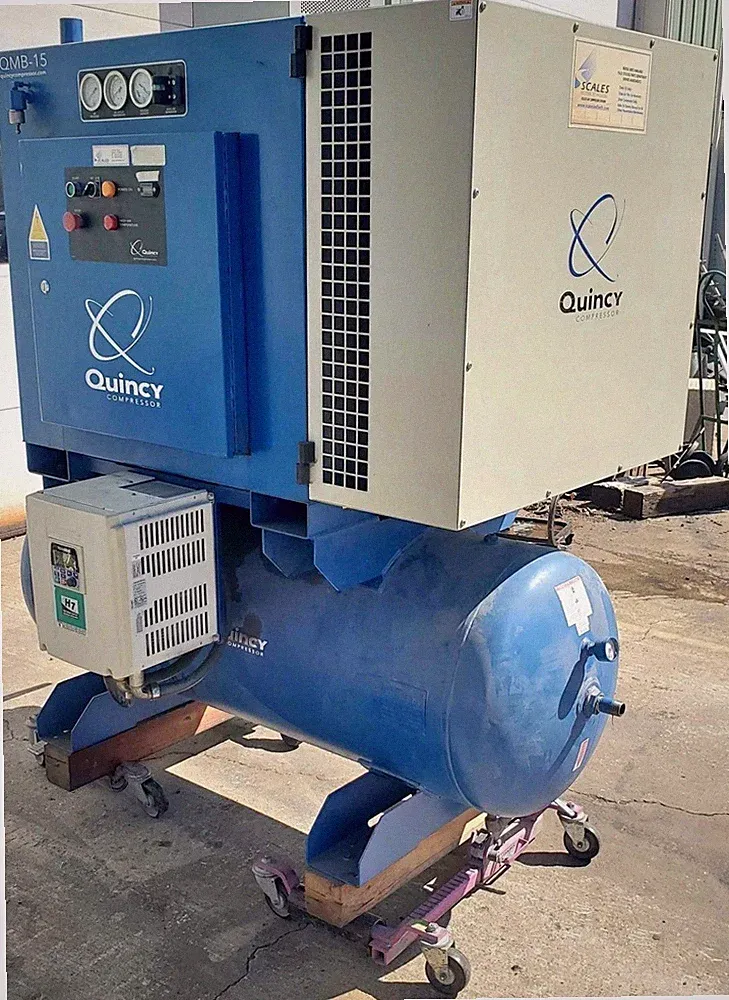 Quincy QMB-15 Rotary Screw Air Compressor 15 HP - READ FULL DESCRIPTION