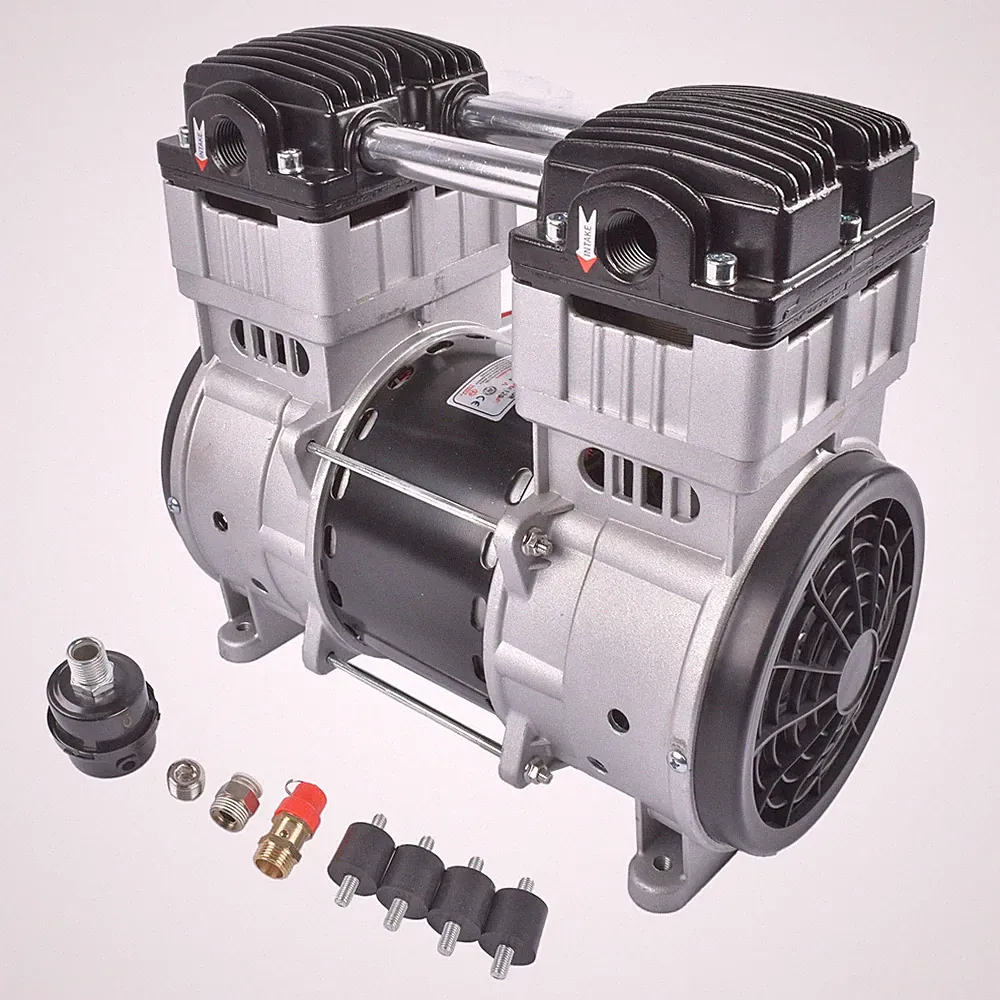 SP9421 Air Compressor 2HP 110V 24 Gallon Silent Oil-Free Piston Compressor