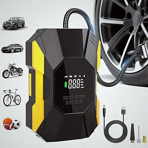 Tire Inflator Portable Air Compressor,150PSI Cordless Air Pump for Car Large