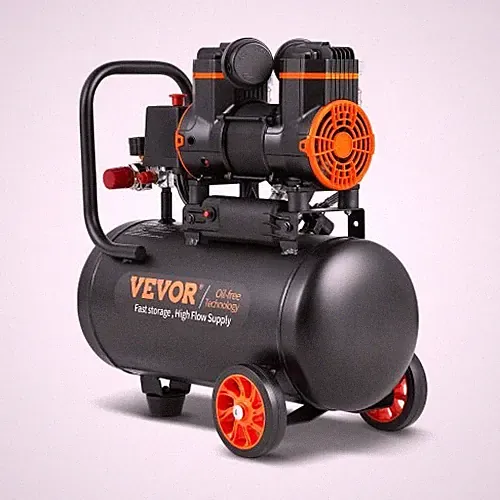 VEVOR 4.8 Gallon Air Compressor,1.2HP 2.2 CFM@90PSI Oil Free Air Compressor Tank